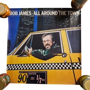 Bob James All Around The Town Vintage 1981 Promo Album Poster 23x24 Columbia